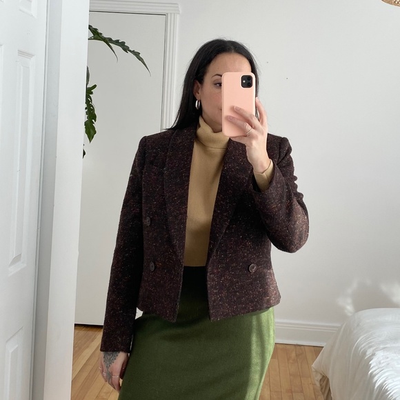 SOLD-Anine bing tweed blazer - Picture 9 of 9